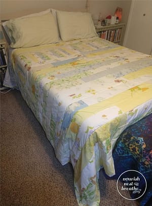 Upsized & Upcycled Jelly Roll Race Quilt