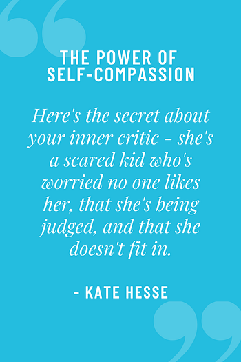 Here's the secret about your inner critic - she's a scared kid who's worried no one likes her, that she's being judged, and that she doesn't fit in.
